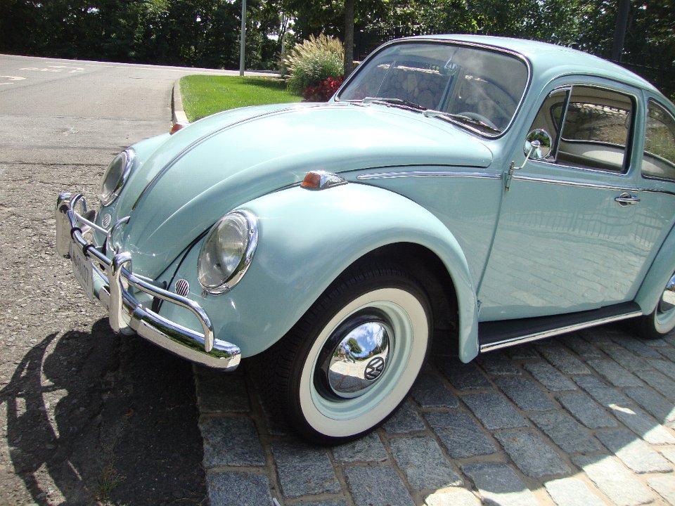 Classic Vw Bugs Bahama Blue Restored Sunroof Beetle Sold