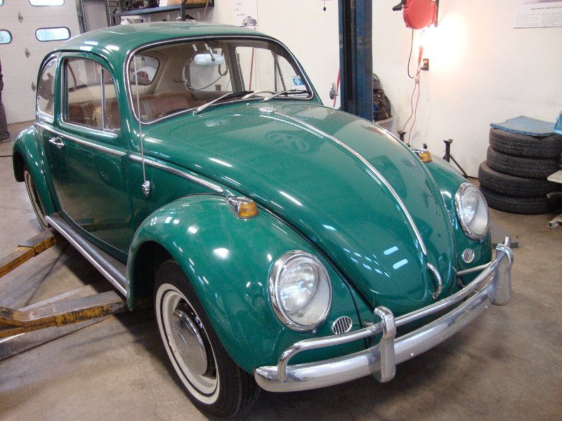 Classic Vw Bugs 1966 Volkswagen Java Green Sunroof Vintage Beetle For